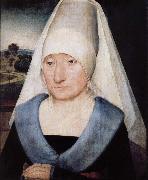 Hans Memling Portrait of elderly women oil painting